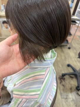 アルターリール(aL ter Rire) ホワイトグレージュ/デジタルパーマ/チェリーブラウン/杉田花乃