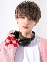 リップス 立川(LIPPS) ミルクティーラウンドマッシュショート