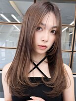 ヘアーズファイン(hair's fine)  20代30代40代大人可愛い小顔韓国へア艶感アッシュグレージュ