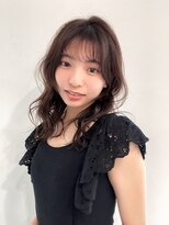 バンクスヘアー(BANK'S HAIR)&nbsp;レイヤーミディアムと柔らかウェーブでつくるくびれスタイル