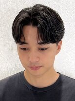 オーシャントーキョー 仙台(OCEAN TOKYO)&nbsp;ショートマッシュ黒髪ビジネスセンターパートツーブロック