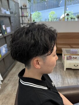 エルズ 大宮店(ailes) フェザーパーマ×刈り上げ『asuka』[大宮/大宮駅/大宮ショート]