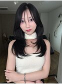 大分ハッシュカット韓国ヘアレイヤーカット