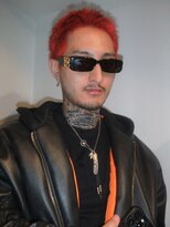 ヌウ(nuu) 〈生平〉暖色カラー/レッド/ブリーチ/坊主/メンズ/短髪/