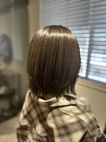 イルダバイグラッシー センター北(iluda by glassi)&nbsp;くびれボブ×グレージュカラー【中村隆寛】