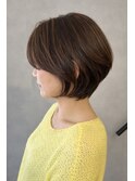 大人美人ショートボブ