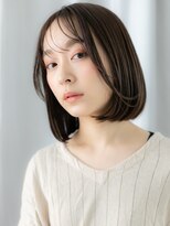 ドクターズサロン LAB 小山店&nbsp;暖色系カラー内巻きストレートウェットヘアｔ小山20代30代40代