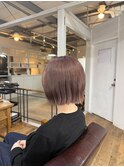 ブリーチありピンクベージュ