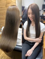 ルアナ 名古屋店(Luana)&nbsp;髪質改善縮毛矯正でつくるストレートグレージュ名古屋名駅亀島栄