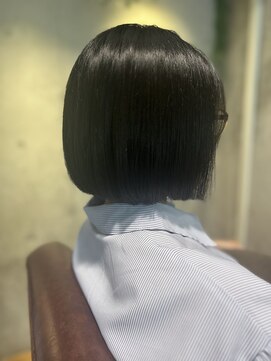 ヘアサロン レゴリス(hair salon REGOLITH) まとまり感◎切りっぱなしボブ