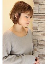 レウナ 外苑前(Reuna)&nbsp;大人可愛いひし形ボブ耳にかけても可愛い