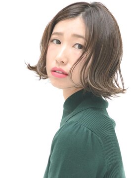 アース オーセンティック 長崎浜町店(EARTH Authentic) 切りっぱなし風タイトボブ