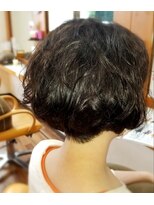クラージュ 二十四軒店(HAIR SPACE COURAGE) 刈り上げ×ディープシルバー