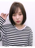 【to/na】宮崎えりな 20代30代40代50代ひし形ミディアムボブ
