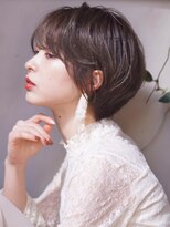 アトリエ フェム(atelier.fem)&nbsp;春めく透け感グレージュ×柔らかショート