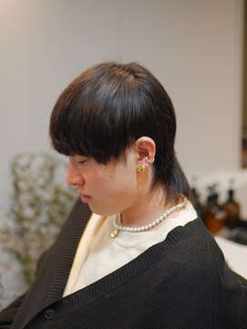 グットルーズトウキョウ(GOOD LOOSE TOKYO) ショートウルフマッシュウルフツーブロック韓国ヘア