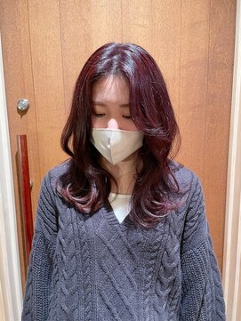 サロンドオクシー(Salon de OXY) 韓国風ディープピンクブラウン