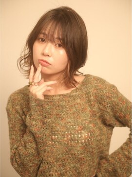 モーラ 浅香山店(MOLLA) ローレイヤー「ミディアムボブ」