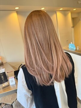 ファンド 千葉(fand) ブリーチカラー/ホワイトピンク/白髪ぼかし