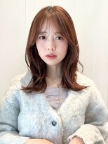 ガーデン ムサシコスギ(GARDEN MUSASHIKOSUGI)&nbsp;エアリーロング ピンクブラウン ミディアムレイヤー 美髪 小顔