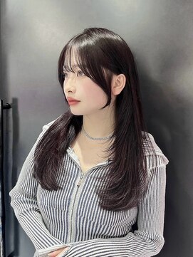 アディション 新宿(ADITION) ラベンダーグレージュ/韓国レイヤーカット