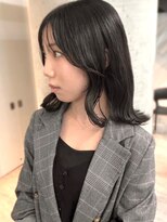 セル(CELL)&nbsp;顔周りレイヤー　ダークグレー　外ハネミディアム