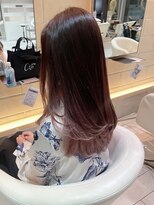 ★岡田有加★20代30代★銀座★ピンクグラデーションカラー
