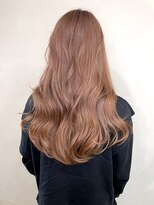 トレヘアー 京都 烏丸(tRe hair)&nbsp;ミルクティー　オレンジブラウン　ダブルカラー