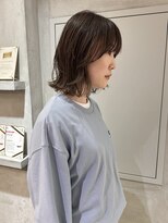 ヨーク(YOKE)&nbsp;YOKE 大人ボブ外ハネボブ結べるボブアッシュグレーベージュ