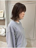YOKE 大人ボブ外ハネボブ結べるボブアッシュグレーベージュ