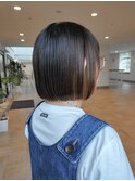 パツッとボブ/ショートカット/ショートヘア/20代/30代/40代