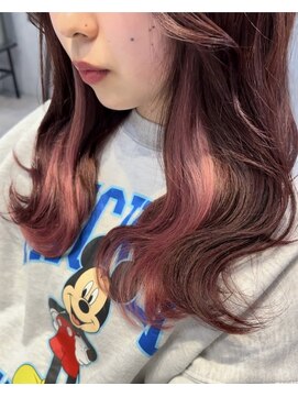 フィーネ(Fi-Ne) プルエクステでピンクインナー