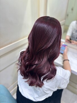 アソビ 表参道(ASOBI) ラベンダーピンク/小顔/ワンレン/髪質改善/前髪