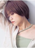 イメチェン/ホワイトブロンド/外ハネボブ/美髪/吉祥寺
