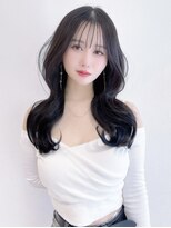 マッシュアンドマッシュアヴェダ ららぽーと福岡店(mash&mash AVEDA)&nbsp;《愛されMAXワンホンヘア》韓国風くびれヘア/シースルーバング