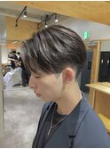 毛流れセンターパートニュアンスパーマ曲がる縮毛矯正