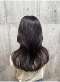 ★透明感艶グレージュと韓国くびれヘア★