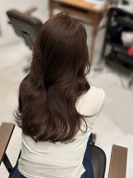 ハピネス 梅田茶屋町店(HAPPINESS) レイヤーカット/韓国ヘア/ブリーチなし/顔まわり/韓国風巻き