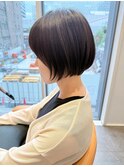 ツヤっとショートボブ【kalon柏の葉キャンパス  安藤渉】