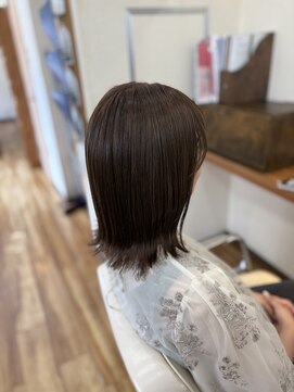 ココカラヘアー プラス(cococara‐hair plus) 外はねボブ×透明感カラー