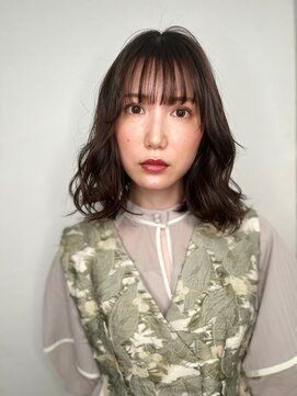 カバーヘア ブリス 志木南口駅前店(COVER HAIR bliss) ゆるふわパーマくせ毛風ミディアムレイヤーp1志木20代30代40代