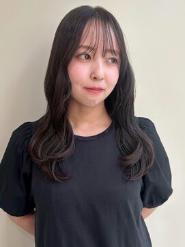 ユニバイリサ 天神大名店(uni by risa) チョコレートブラウン 顔周りカット レイヤーカット 髪質改善