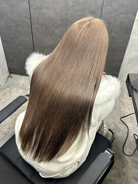 ラヴェ(LAWE.) ブリーチなしダブルカラーミルクティーベージュ