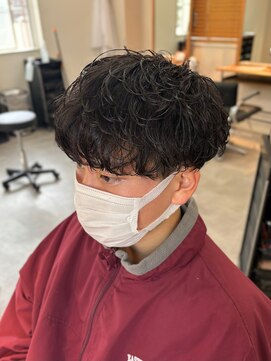 シーフ 千葉(Cyf) シャドウパーマ/ラウンドマッシュ/千葉駅/メンズカット/関祐翔