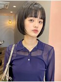 ショートボブ☆ワイドバング