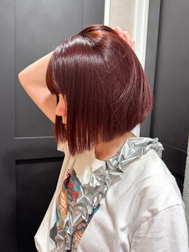 ガーデン 渋谷(GARDEN) ボブ　レイヤーボブ　フェイスレイヤー　暖色カラー