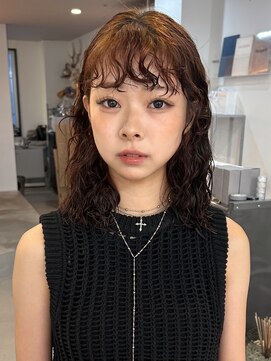 ミディアムレイヤー　ハードパーマ