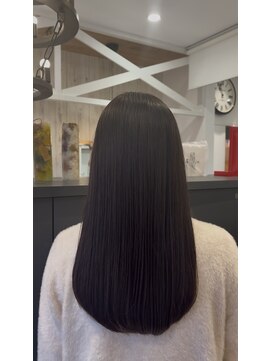 コスタ オブ リシェール(The COSTA of RICHAIR) 顔まわりレイヤーで暗艶髪アッシュブラウン