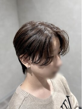 ジーニー 千葉(GENiE) MEN’S HAIR/ニュアンスパーマ/襟足ありセンターパート/千葉