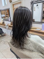 ヘアーチェリーコーク ランプ(HAIR CHERRY COKE Lamp)&nbsp;【新開】ハイライト指名No.1の大人ハイライトグラデーション